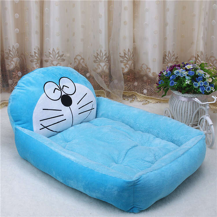 Cute cartoon Teddy VIP Samoye four season warm pet dog bed cat kennel sales