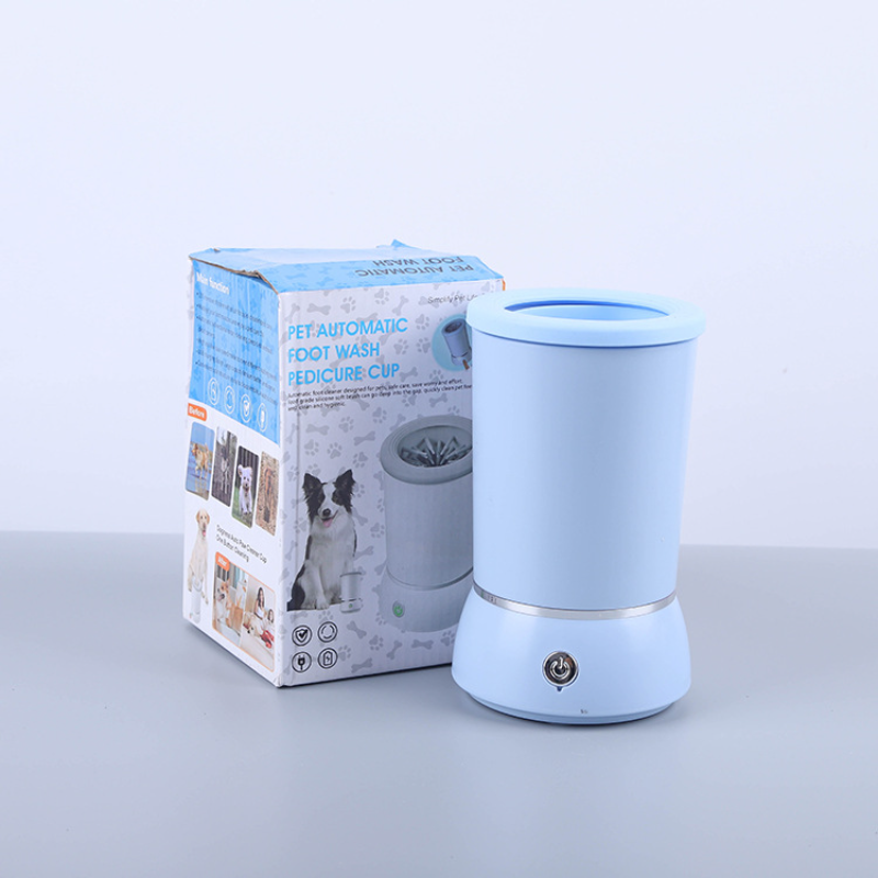 2025 New Cross-border Pet Foot Washer Household Electric Foot Washer Dog and Cat Paw Cleaner No Rub