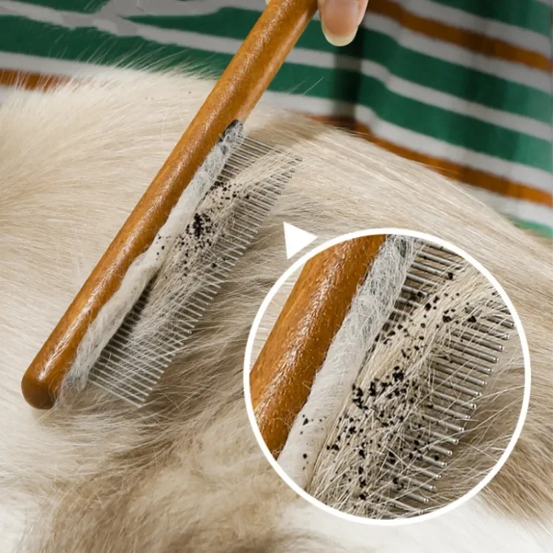 Cats Hair Knot Steam Brush Cats Stuff Grooming Pet Products Scraper for Cats Massage Home Garden Opened Comb Cast's Accessories