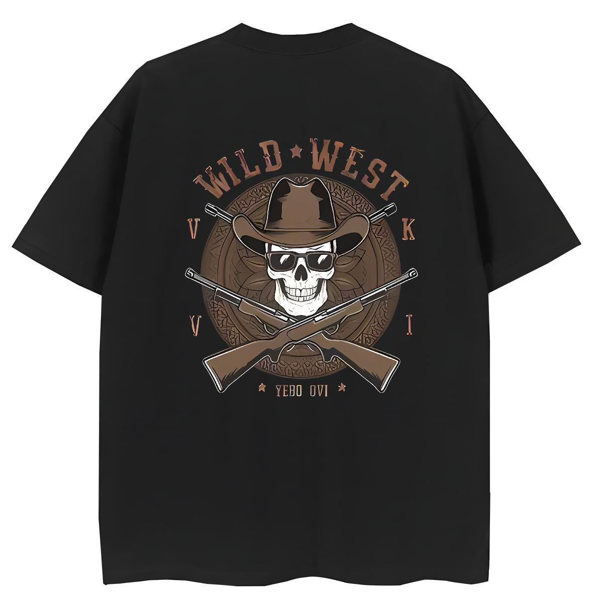 New T Shirt For Woman 230g 100% Cotton Breathable Street Casual pistol Tshirt for Man Woman Lady DIY Anime Tees Shirts