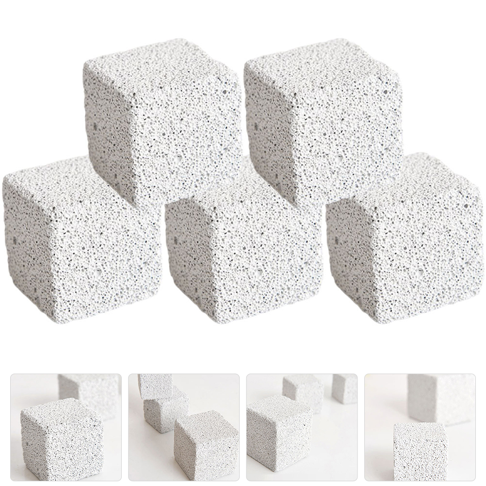 5 Pcs Accessories Chinchilla Volcanic Molar Stone Pet Toys Small Pets 5x5cm Teeth Grinding Hamster