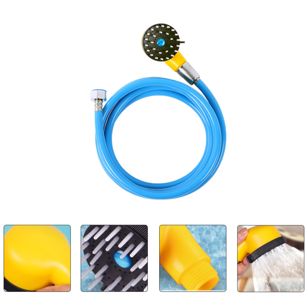 1Pc Pet Bathing Shower Nozzle Brush Pet Accessory Dog Shower Nozzle Massage Dog Cat Shower Head Spray For Indoor And Outdoor Use