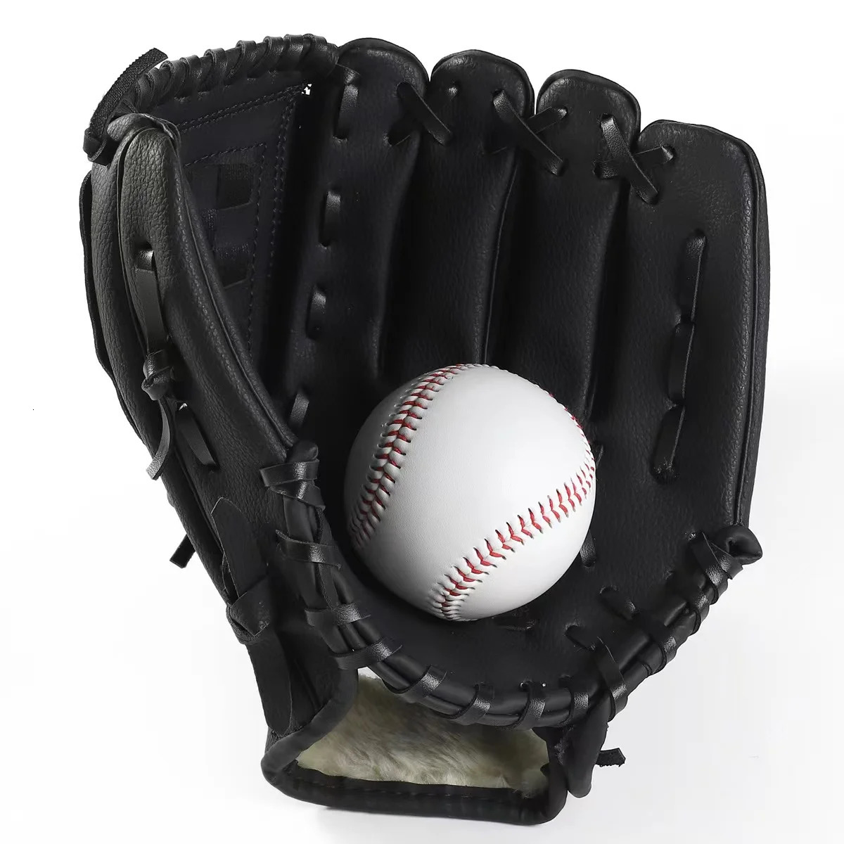 1Pcs Baseball Gloves Softball Practice Equipment Size 9.510.511.512.5 Left Hand For KidsAdults Man Woman Outdoor Training 241010