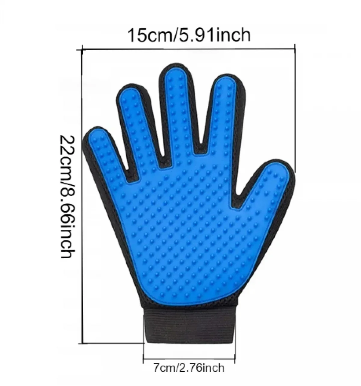 Pet Glove Cat Grooming Glove Cat Hair Deshedding Brush Gloves Dog Comb for Cats Bath Hair Remover Clean Massage Brush for Animal
