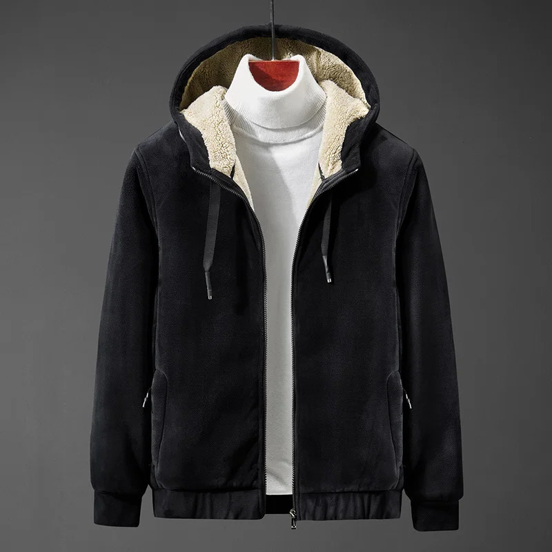 mens Cashmere hoodie men fleece hoodies sweatshirts male Lamb cashmere oversized clothing 241011