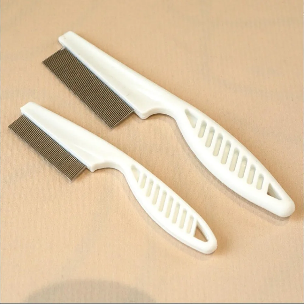 1PC Cat Dog Flea Mouth Hair Comb Teeth Row Comb Eye Clean Face To Float Hair Needle Comb Pet Supplies Pet Hair Remover