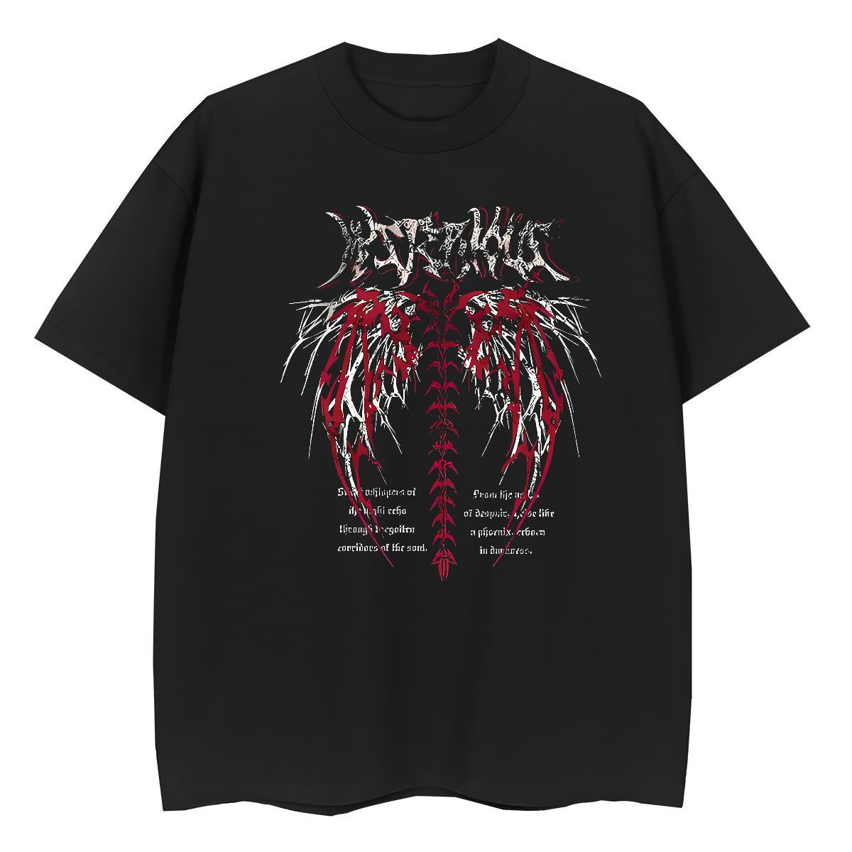 2024 Designer Woman T Shirts 100% Cotton 230g Crew Neck Breathable Casual Sport wing Women Tees 5A Black Oversized Tees Shirts