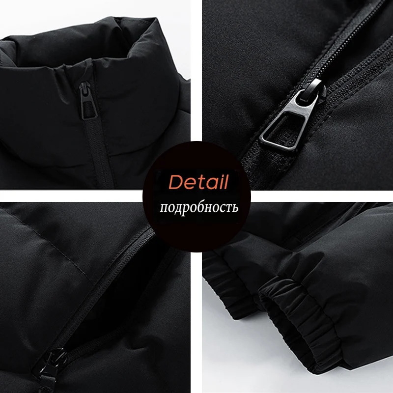 Winter mens fashionable hiccup Parkas jacket mens warm jacket Parkas mens autumn casual jacket Parkas Coats mens 241011