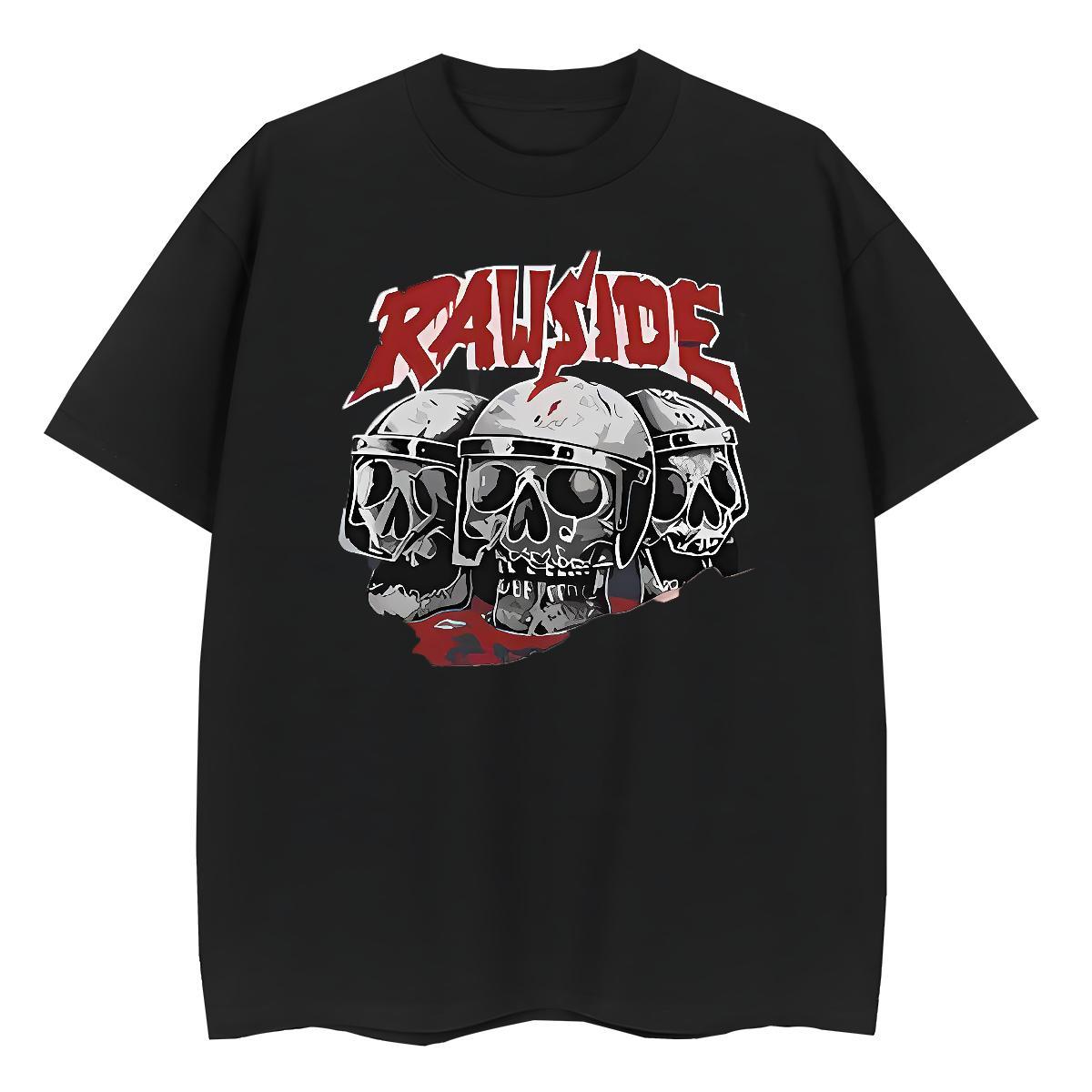 Fashion Woman T Shirts 230g 100% Cotton Comfortable Spring Summer skull Unisex Tshirts Wholesale Custom Cartoon Clothings