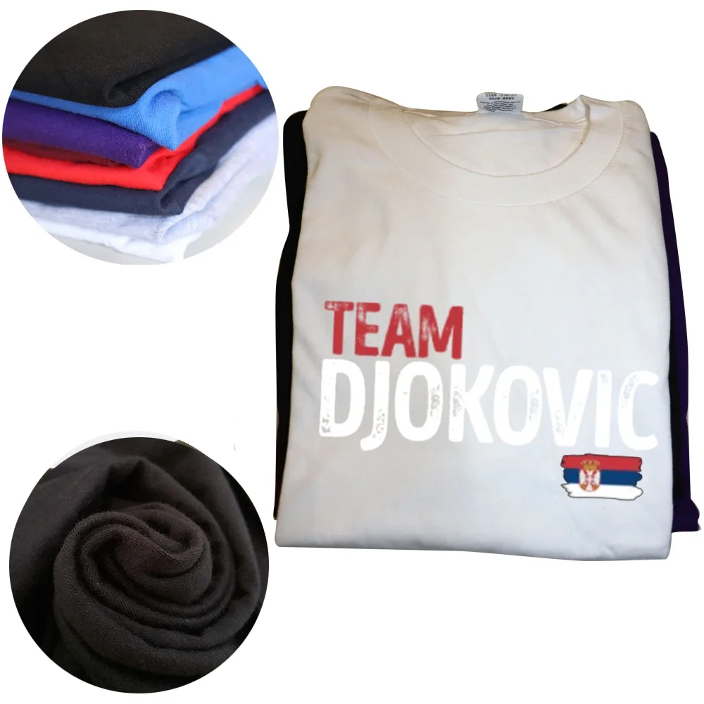 Funny Djokovic Team Tennis Serbia T Shirts Graphic Cotton Streetwear Short Sleeve Birthday Gifts Summer T-shirt Mens
