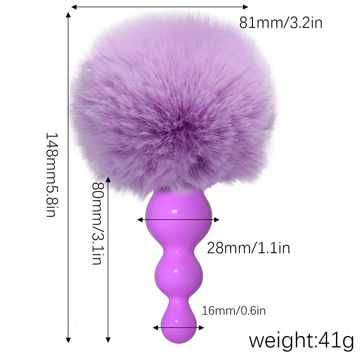 Silicone Anal Plug Plush Rabbit Tail Sex Toy for Women Men Gay Sexy Butt Plug Prostate Massager Tail Anal Plug Erotic Role Play 241010
