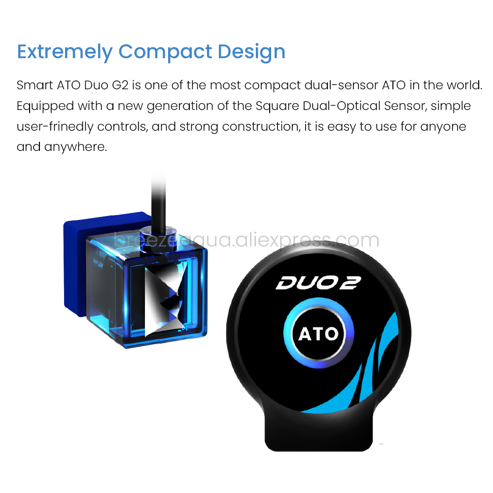 AUTOAQUA Smart ATO Duo G2 SATO-286P 110-220V Aquarium Fish Tank Auto Top Off System Water Filler Refiller Level Controller
