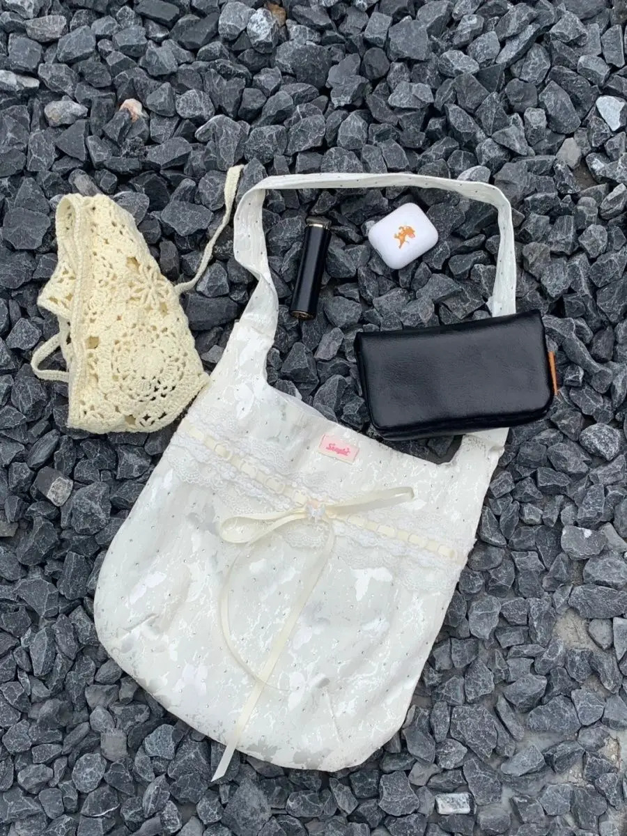 Miyagawa Spring/Summer Canvas Bag Summer Korean Handbag Fashion Lace Shoulder Bag Womens Handbag 241008