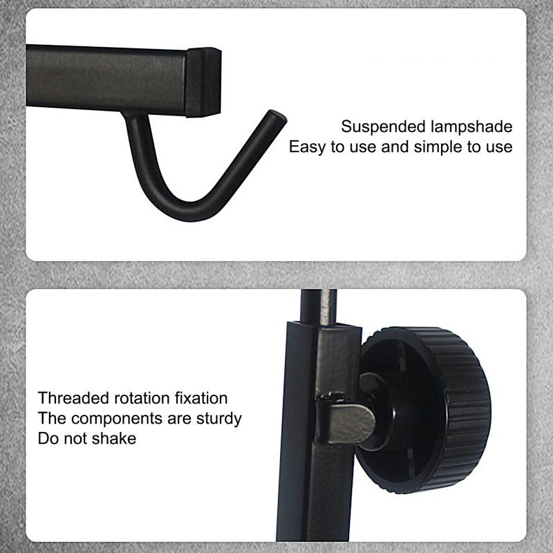 Detachable Aquariums Hunging Light Stand Suction Reptile Lamp Holder Small Reptile Dome Lamp Bracket For Tortoise Lizards