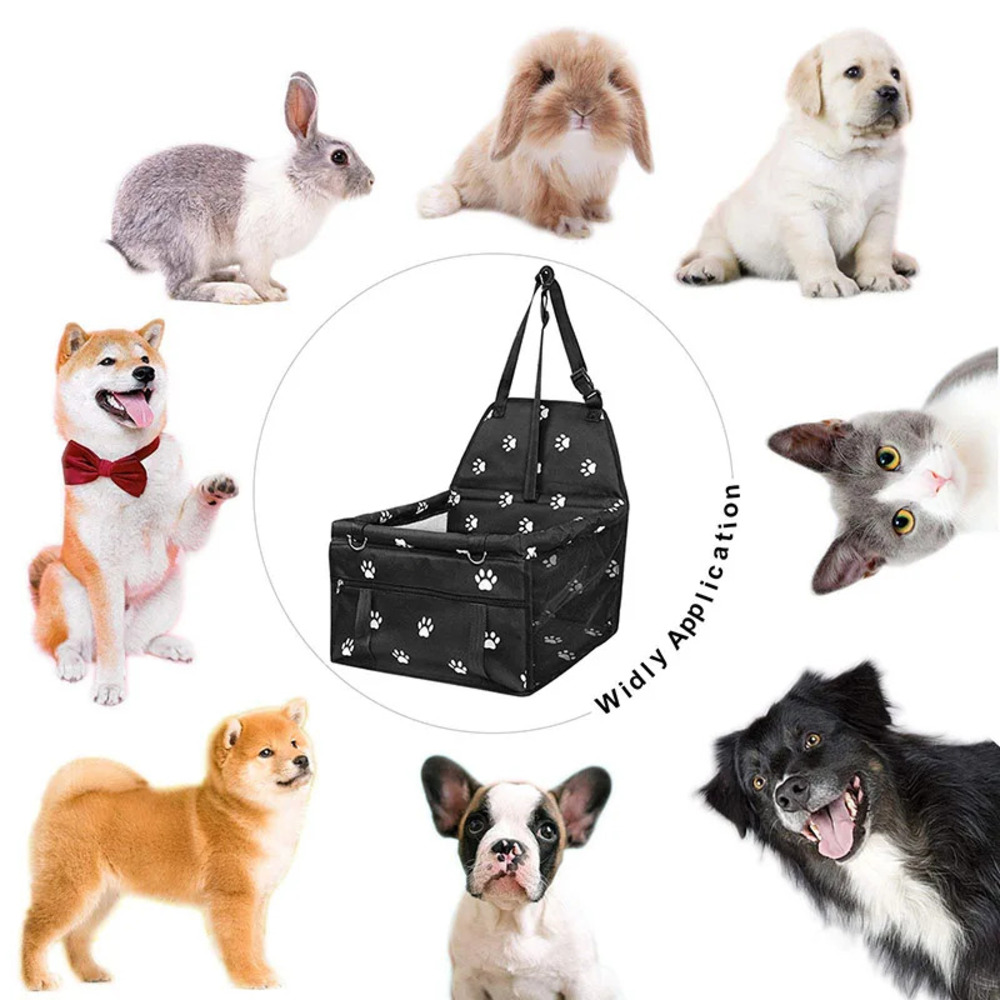 Pet Car Seat Waterproof Foldable Travel Pet Dog Seat Cat Dog Travel Bag Pet Car Ride Supplies