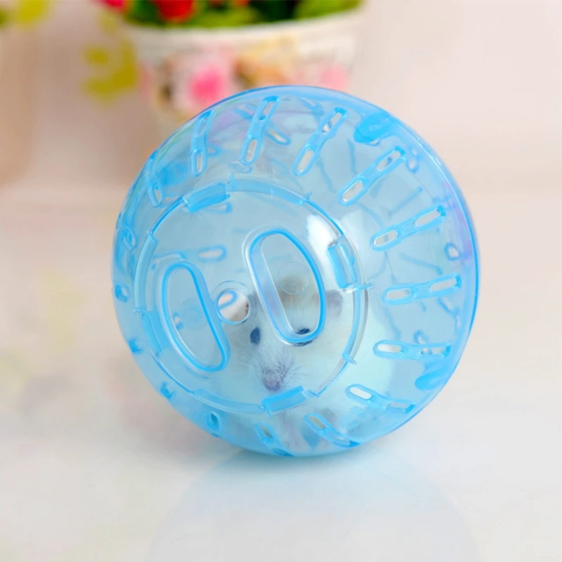 Dwarf Hamster Exercise Ball Plastic Mute Running Spinner Toy for Mini Gerbil
