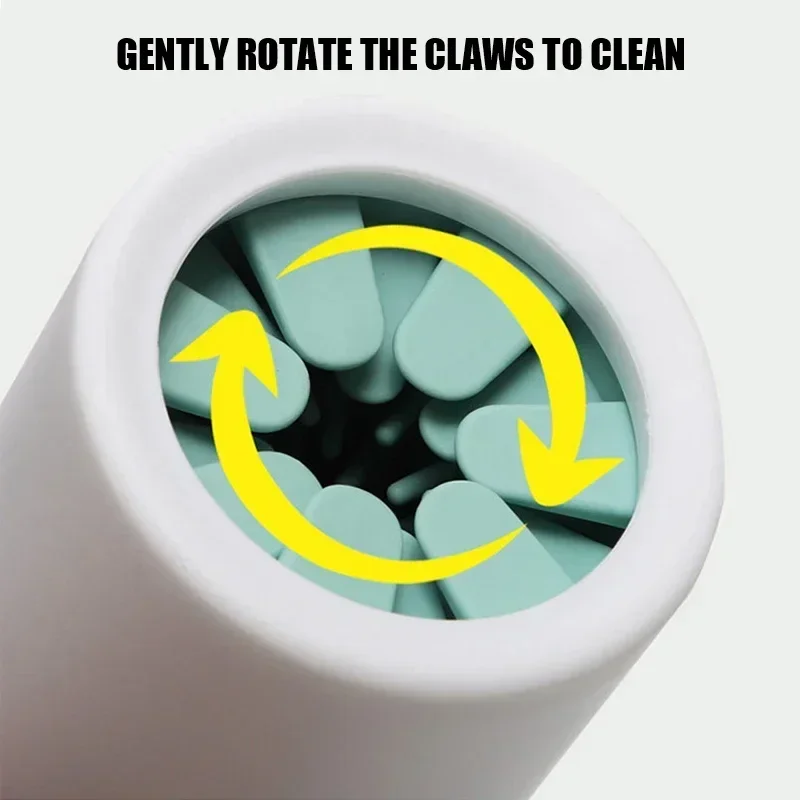 Automatic Pet Foot Washer Cup Silicone Soft Foot Cup Cat Foot Cleaning Bucket Dog Paw Cleaner Cup Feet Wash Cleaner pet shower