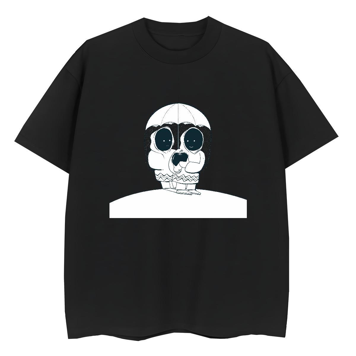 2024 Casual T Shirt For Woman 100% Cotton 230g Breathable Sports Casual skull Womens Tshirts Wholesale White Plus Size Top Tees