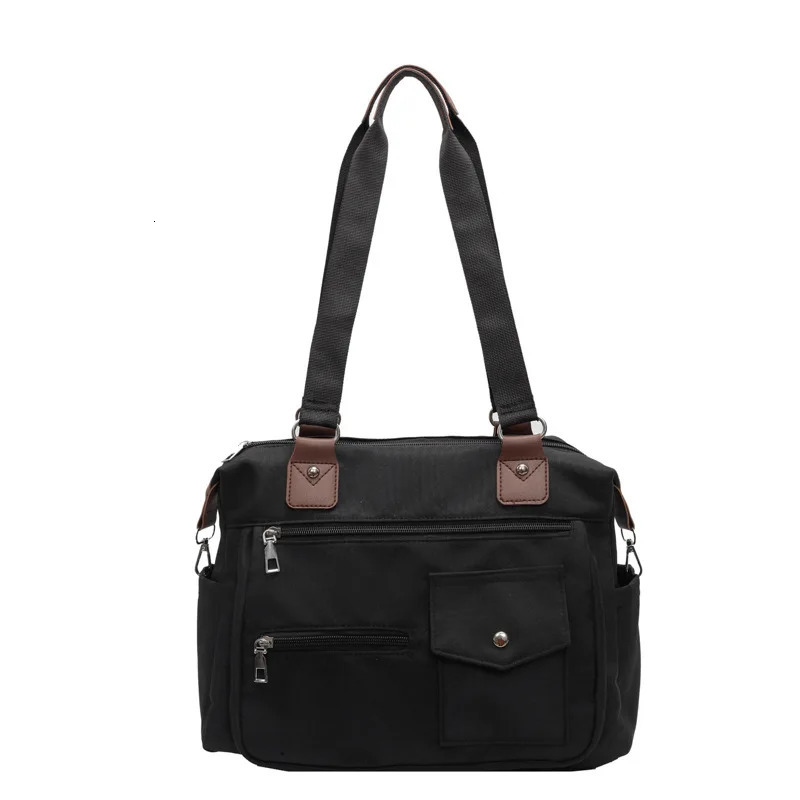 Womens Work Handbag Large Capacity Shoulder Canvas Bag Fashion Large Bag Versatile 241008