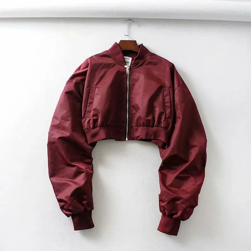 KBAT Autumn Short Women Baseball Jackets Loose Windproof Coats Zipper Casual Basic Jacket Bomber Coat Female Outwear 241011