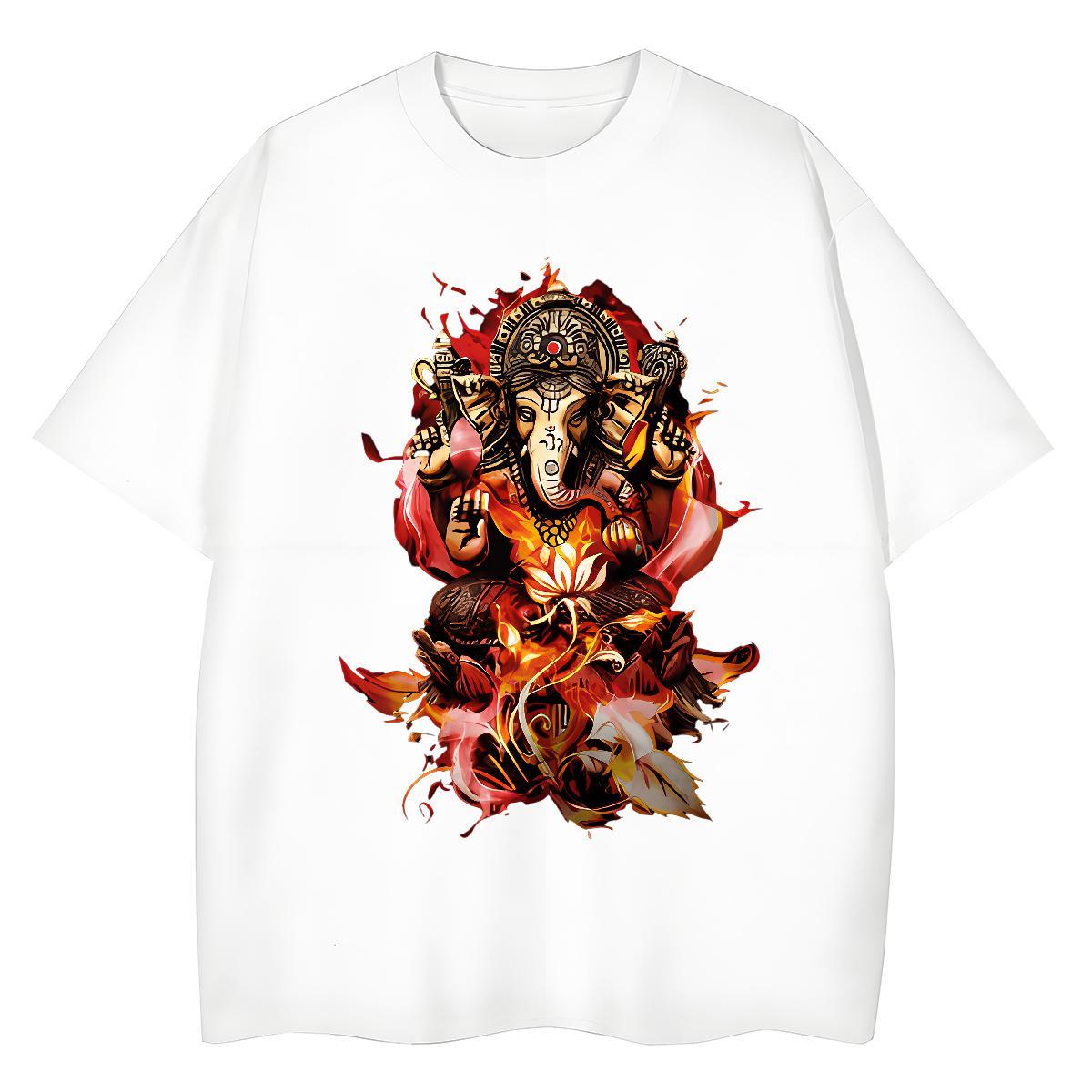 Fashion New T-Shirts 230g 100% Cotton Breathable Soft Street religion Woman Tshirt Designer White Plus Size Tee Shirt