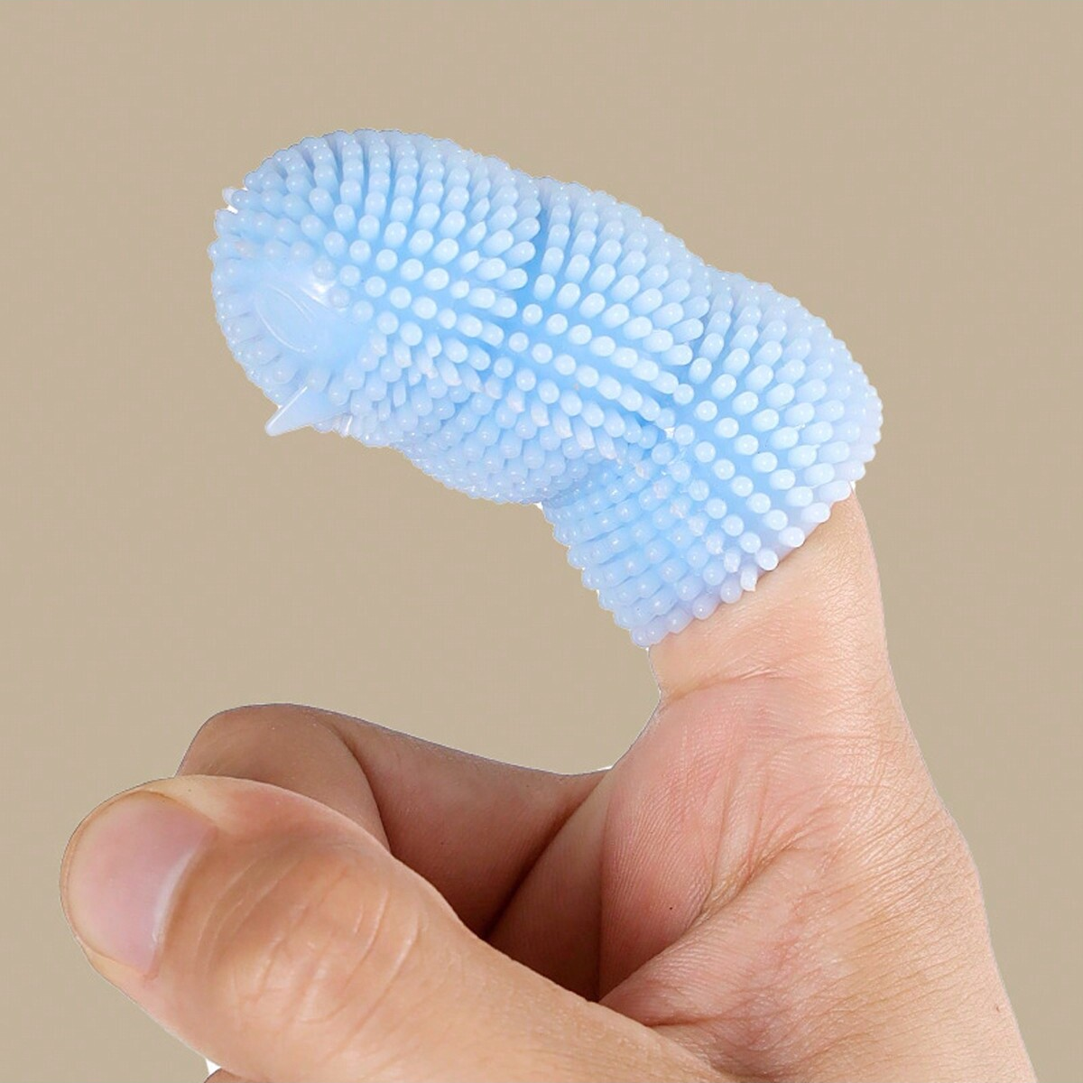 2pcs-Pet Two Finger Toothbrush, Dog Cat Toothbrush, Tooth Cleaning Finger Cover, Pet Oral Cleaning Tool
