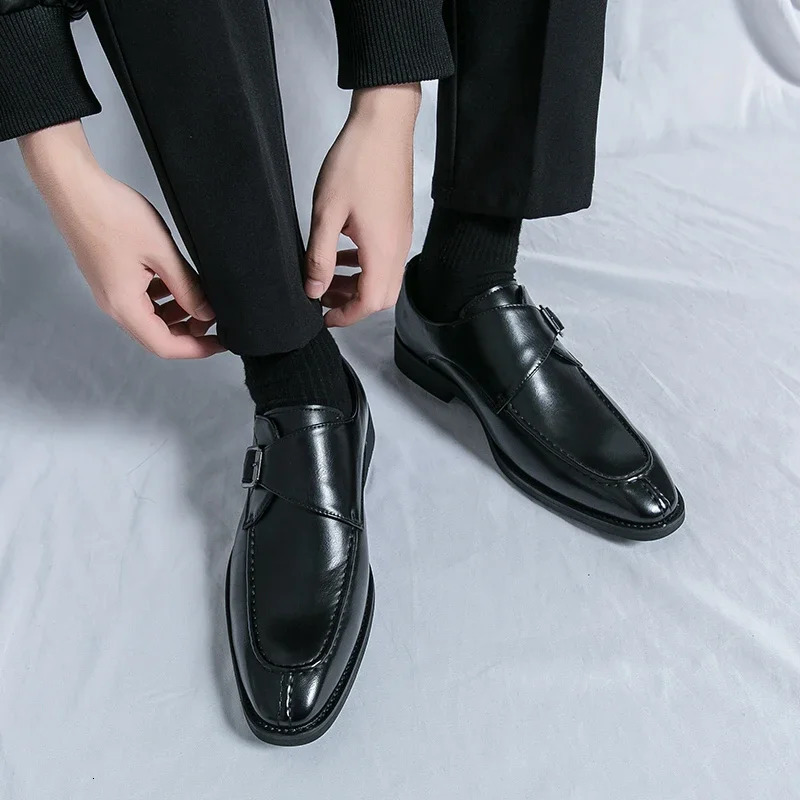 Classic Fashion Mens Shoes Mens Leather Shoes Business Formal Wearing Comfortable Slippers Mens Oxford Shoes 38-46 241007