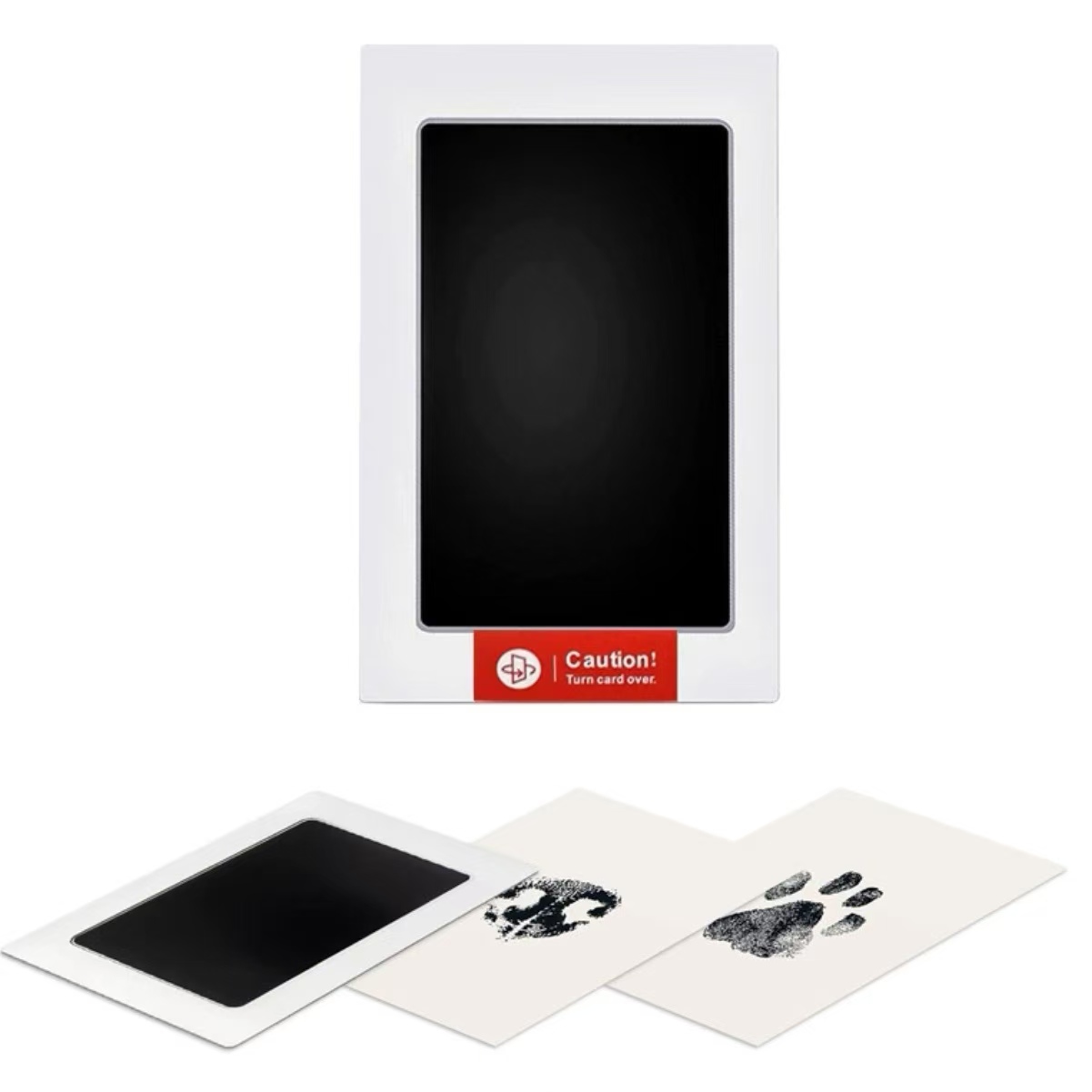 4 Set Baby Handprint Footprints Ink Pads Safe Non-toxic No-Touch Skin Inkless Inkpad Kits Pet Cat Dog Paw Prints Souvenirs Gifts