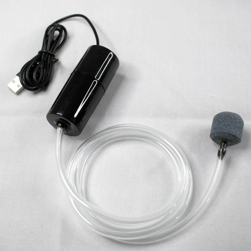 Aquarium Silent Oxygenator Small Oxygen Pump Portable Mini USB Charging Fish Tank Oxygen Pump Fish Farming Aquarium Supplies