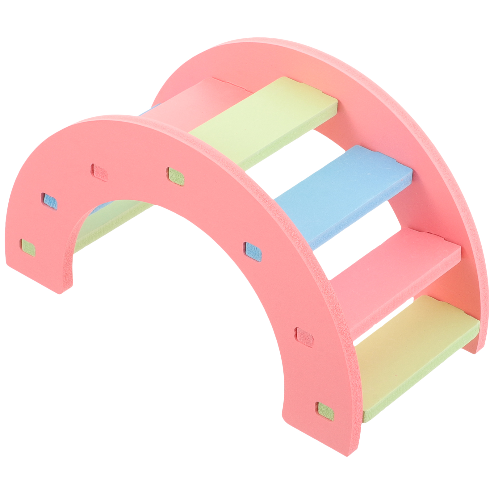 Hamster Toy Arch Bridge Climbing Pet Chinchilla Toys Parrot Platform Rat Ladder Chevron Board Guinea Pig