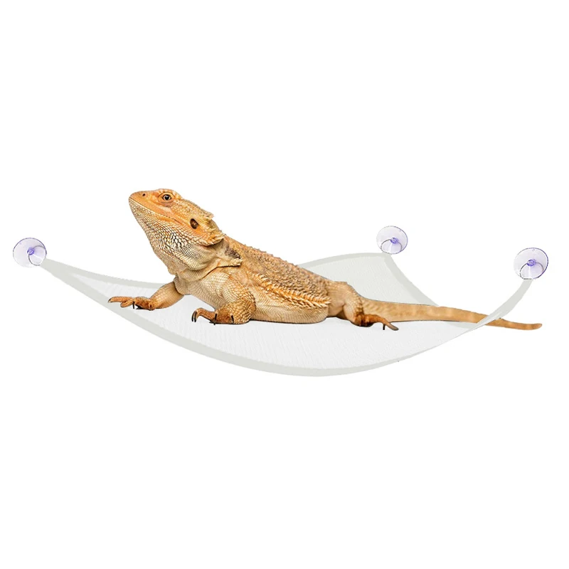 Reptile Hammock Lounger Ladder Accessories Set triangular nets For Large Small Bearded Dragons Anole Geckos Lizards Or Snakes