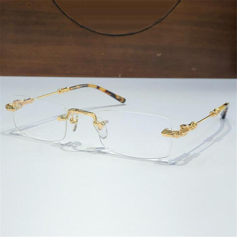 New fashion design square metal frame optical eyewear PILLS II vintage simple style high end eyeglasses with box can do prescription lenses