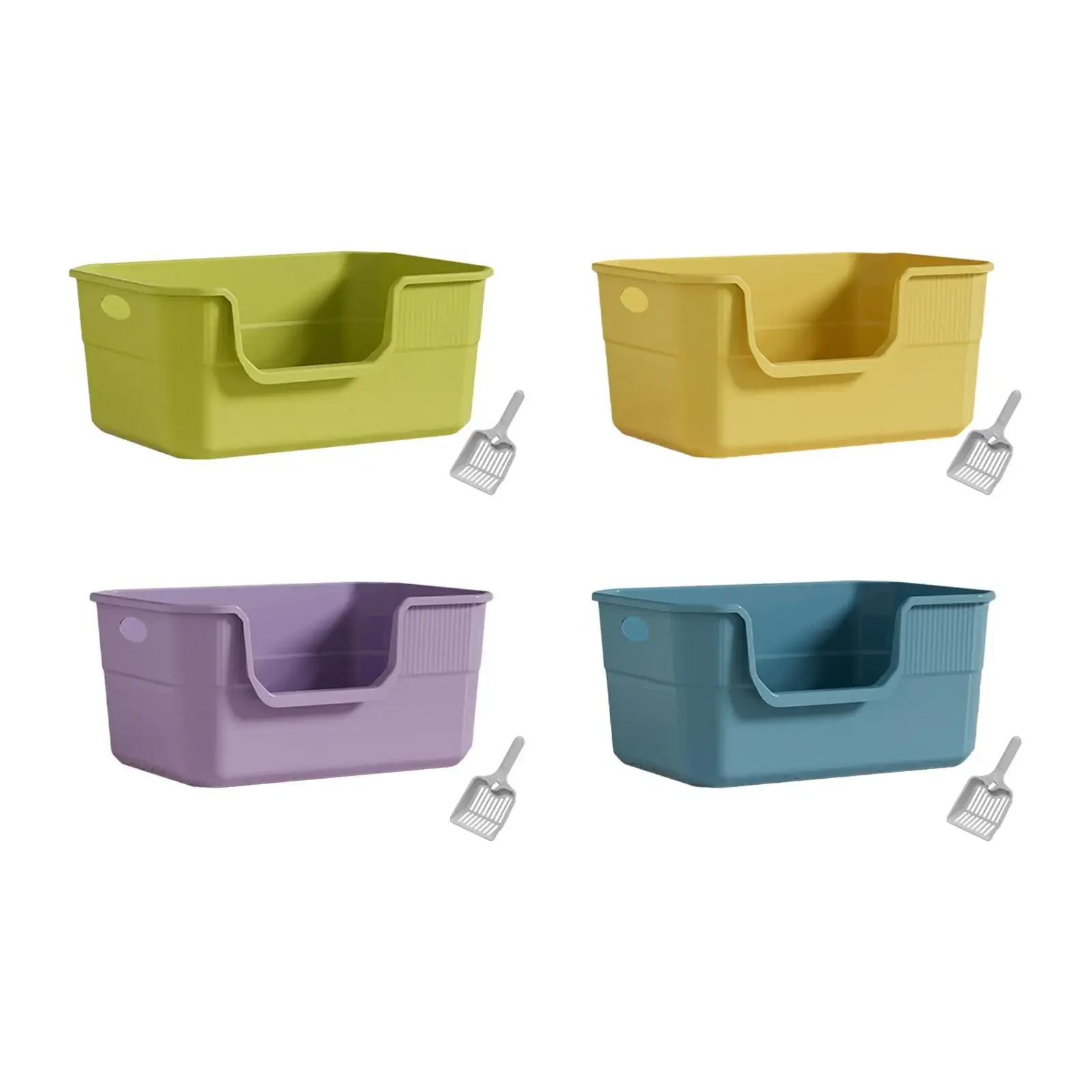 Cat Litter Box Cat Toilet Sandbox Portable Pet Supplies Easy To Clean Kitten Cat Litter Box Cat Toilet