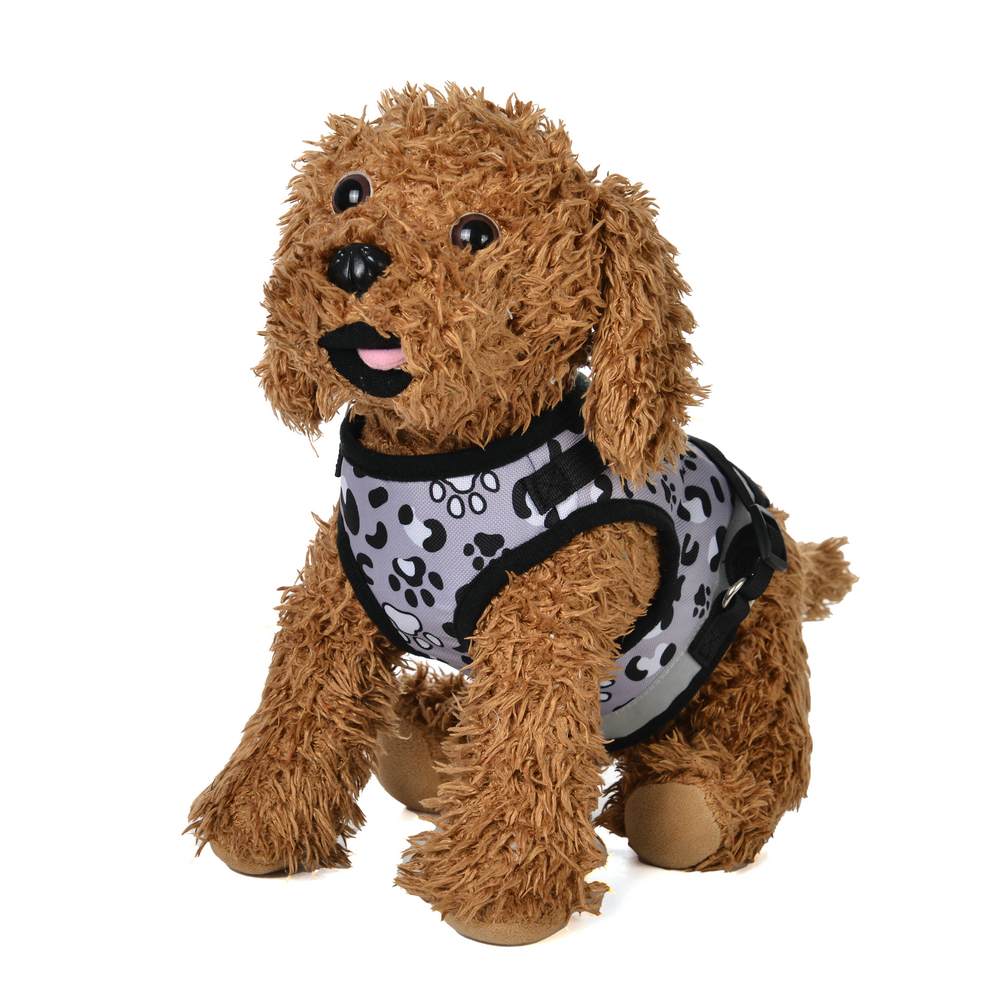 Leopard Print Dog Vest Harness No Pull Breathable Reflective Chest Strap For Small Dogs Cat Outdoor Walking Puppy Pug Supplies