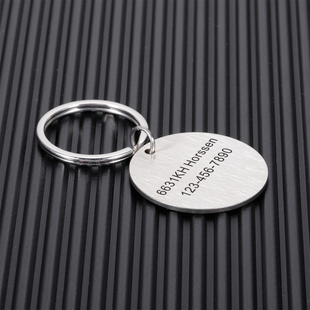 Personalized Pet Tags Engraving Puppy Kitten Anti-lost ID Collars Pendant Custom Name Plate for Dog Cat Pet Supplies Accessories