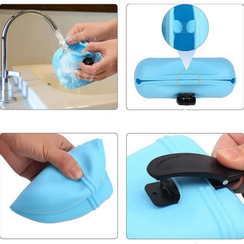 Silicone Dog Food Bag Portable Dog Training Snack Bag Pet Outdoor Training Dog Waist Bag Silicone Pet Supplies