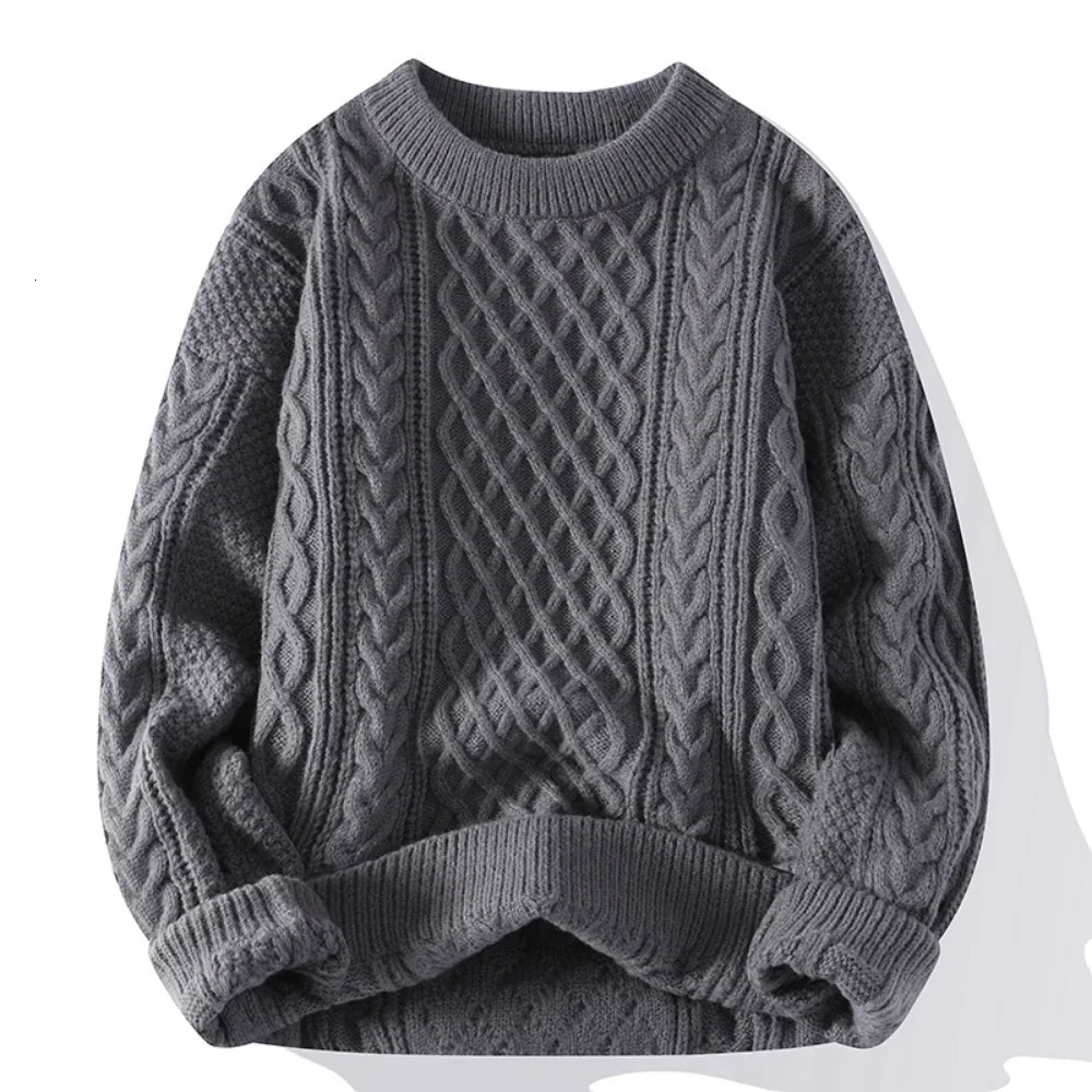 Christmas Sweater Mens Crewneck Sweater Mens Zipper Jumper Fashion Clothing Autumn Winter Top Mens Knitted Sweater 241011