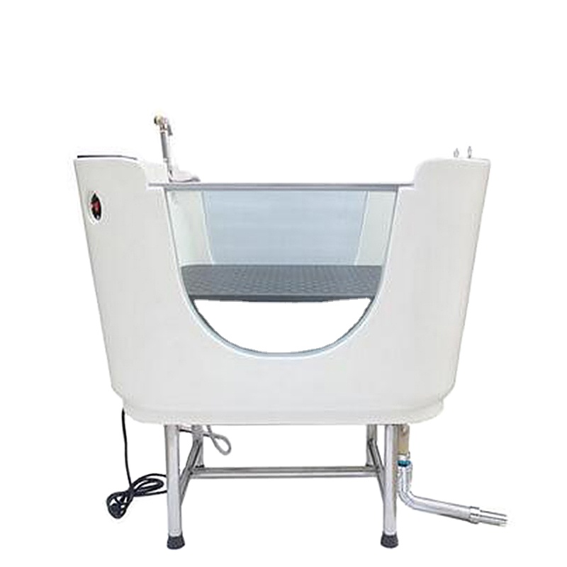 Electric Plastic Dog Grooming Bath Tub Ozone Therapy Pet SPA Shower Bathtub