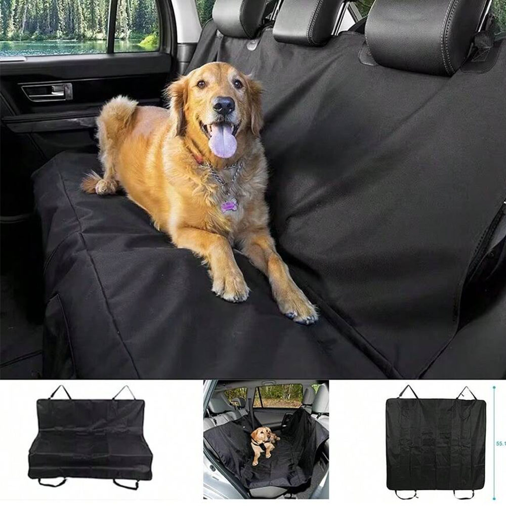 Car Rear Seat Cover Dog Mat Blanket Hammock Pup Travel Pad Protector Durable Fit Pet Protector for Car Truck SUV Waterproof Pads