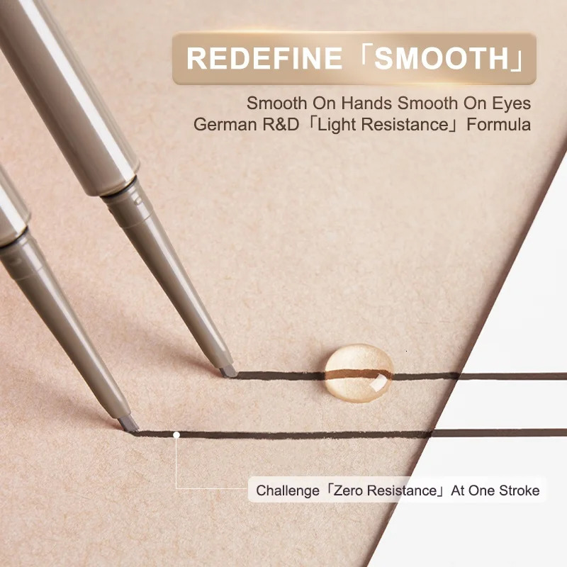 Judydoll Precision eyeliner pen smooth waterproof scratch resistant durable stain free brown eyeliner 241007