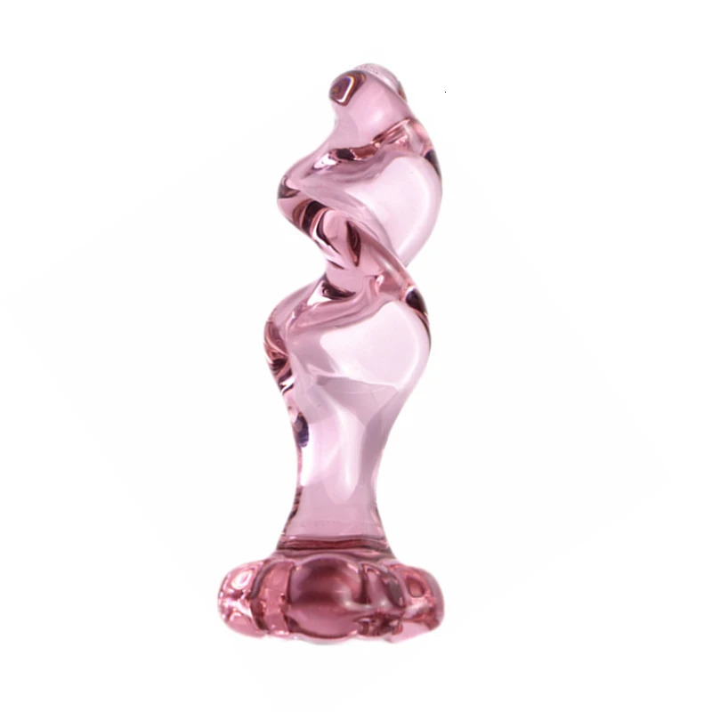 Pink Glass Anal plug for women butt plugs Penis Anus Dildo adult masturbation Adult Sex Toys for Women Gay Lover Gifts 241010