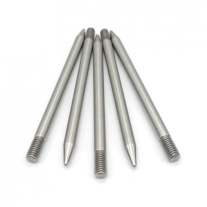 Stainless Steel Shaft for Precise Alignment - Unique Design with Rounded Heads and Chamfered Pins