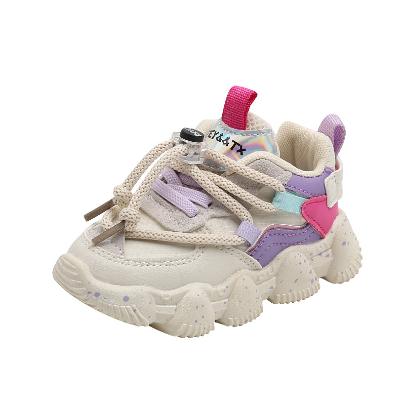 Boys Sneakers Four Seasons Kids Sport Non-slip Soft Bottom Toddler Outdoor Footwears Girls Student Shoes Sizes 21 - 30