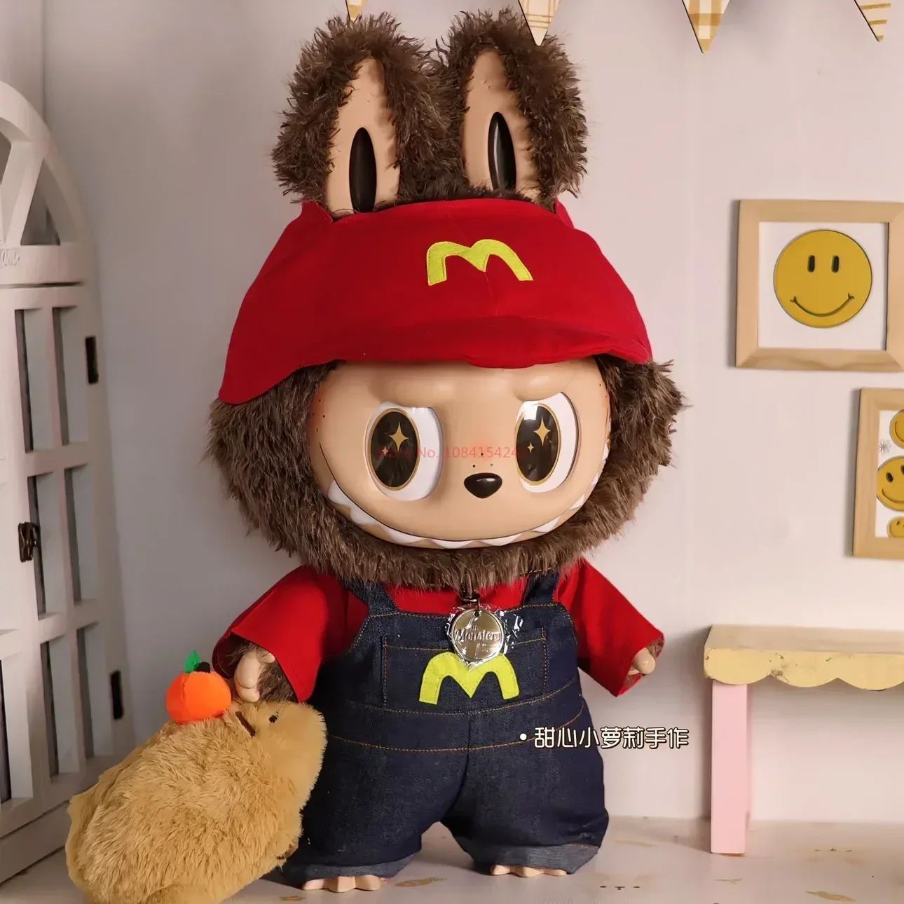 Zimomo Enamel Doll Large 58cm Labubu Celebrity Style Set Rich Miss Clothing Birthday Gifts 2410