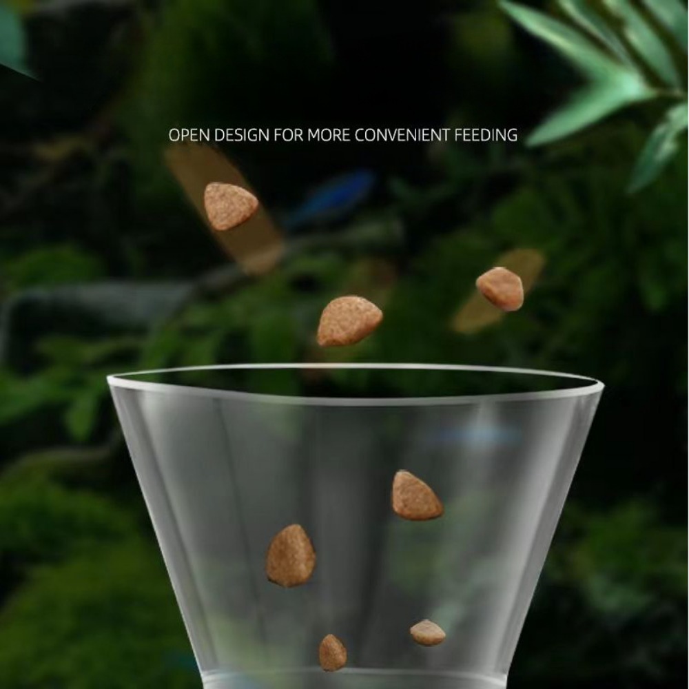 Acrylic Aquarium Feeder Tube Dish Transparent Fish Tank Shrimp Snail Shrimp Food Feeder Bowl Aquarium Feeding Accessories
