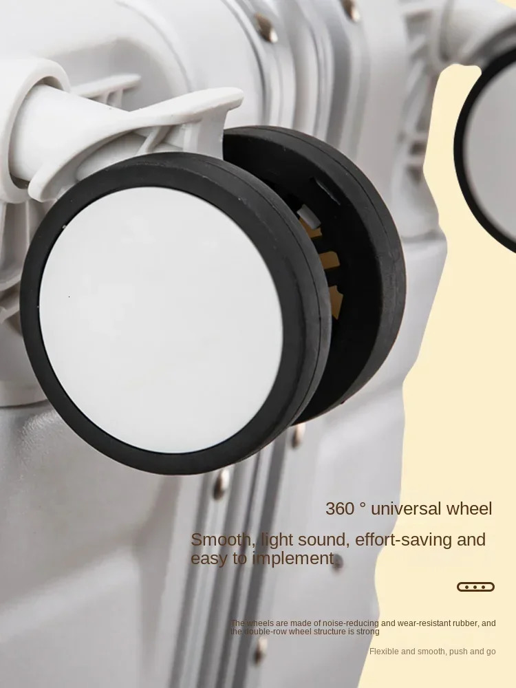 Cabin Password 18 20 Trolley Case Small Lage with USB Cup Phone Stand Travel Bag Suitcase 241007 4