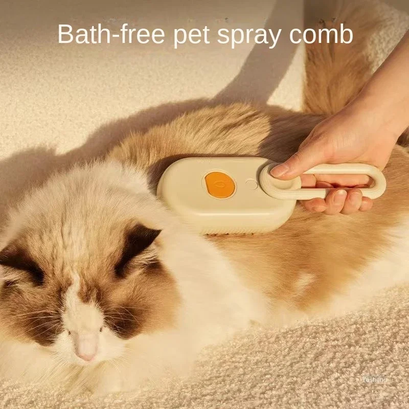 Products Grooming Home Stuff Electric Accessories for Cats Steam Spray Hair Removal Splash Massager Comb 3 in 1 Supplies Pet