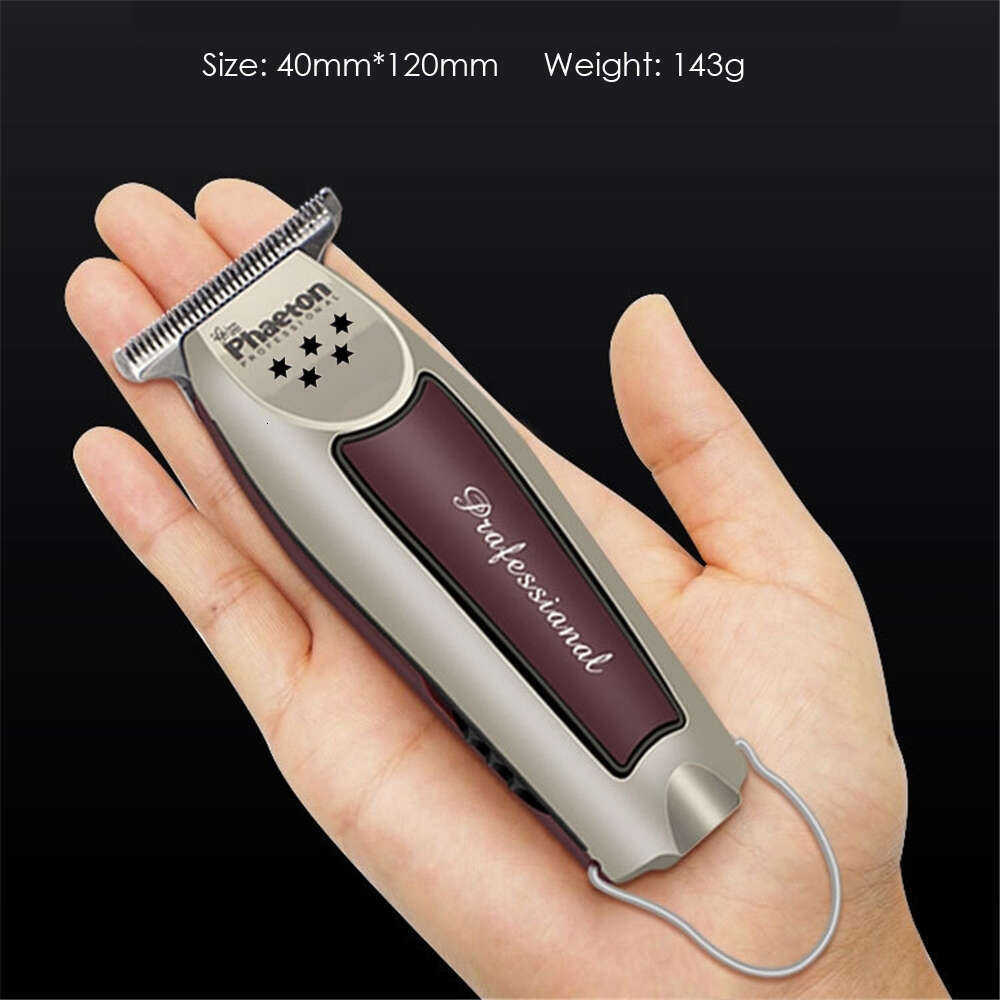 15W Electric Clipper for Salon Professional Rechargeable Hair Trimmer Stainless Steel Blade 0.1mm Cutting hine