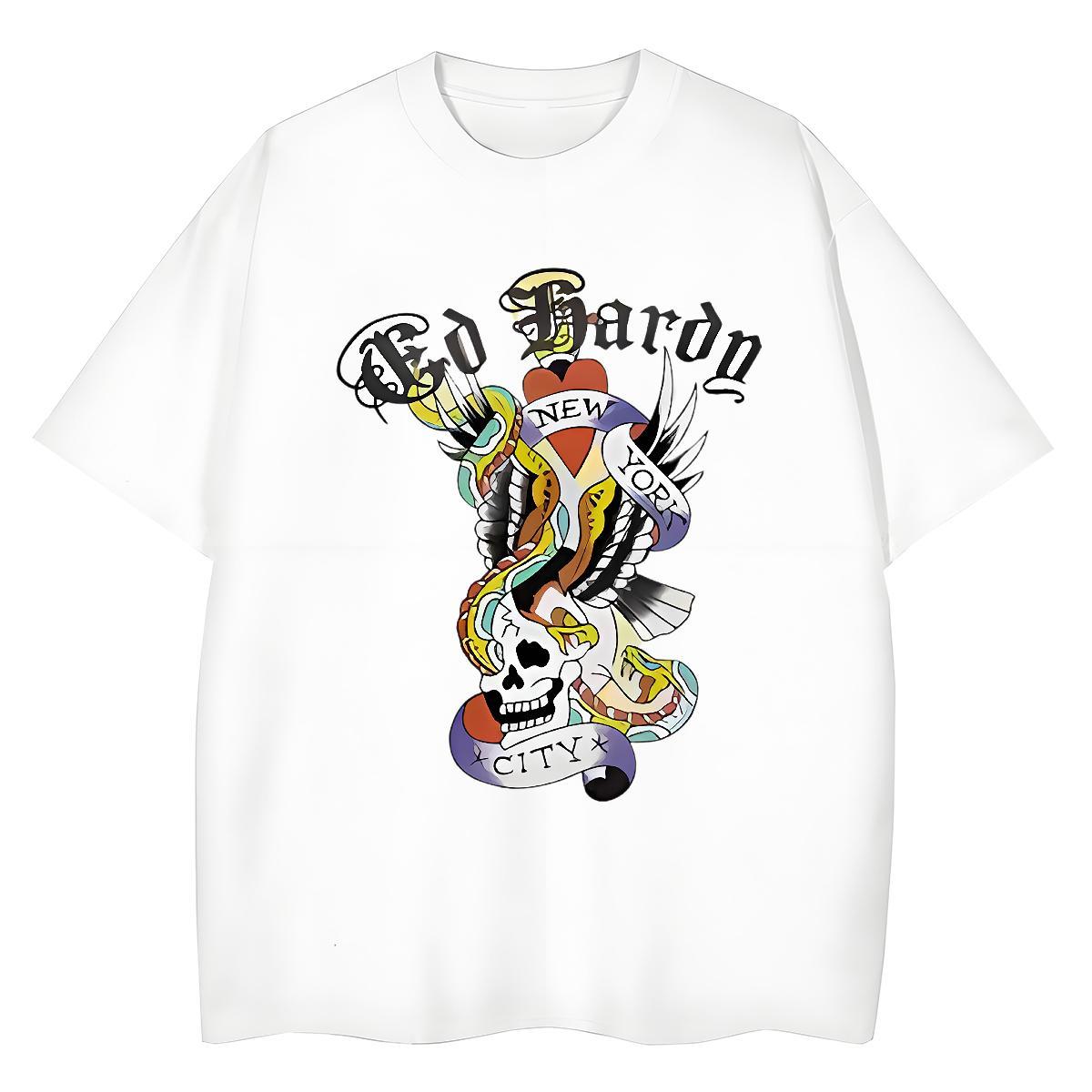 New Woman T Shirts 230g Cotton Breathable Crew Neck Casual Beach halloween Woman Tshirt Popular Black White Clothes Shirt