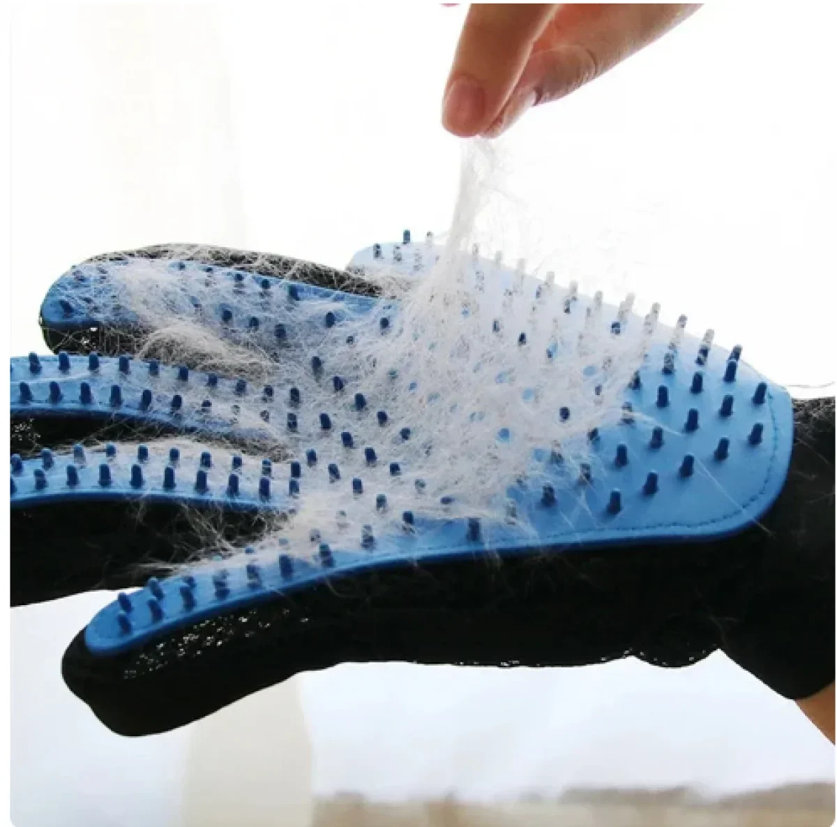 Pet Glove Cat Grooming Glove Cat Hair Deshedding Brush Gloves Dog Comb for Cats Bath Hair Remover Clean Massage Brush for Animal